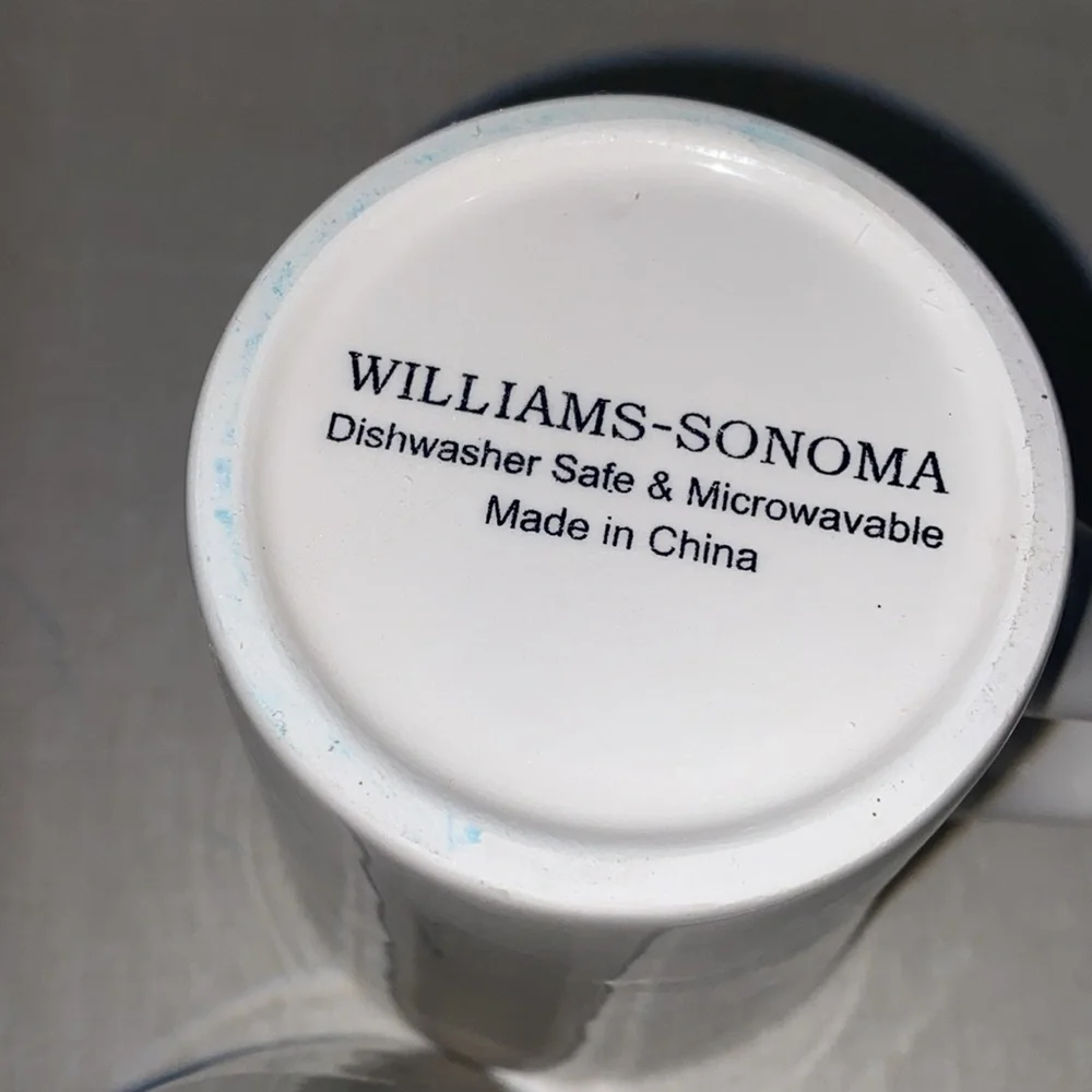 Williams Sonoma Snowman‎ coffee Mug  Mugs - Set 2 Christmas Holiday Winter